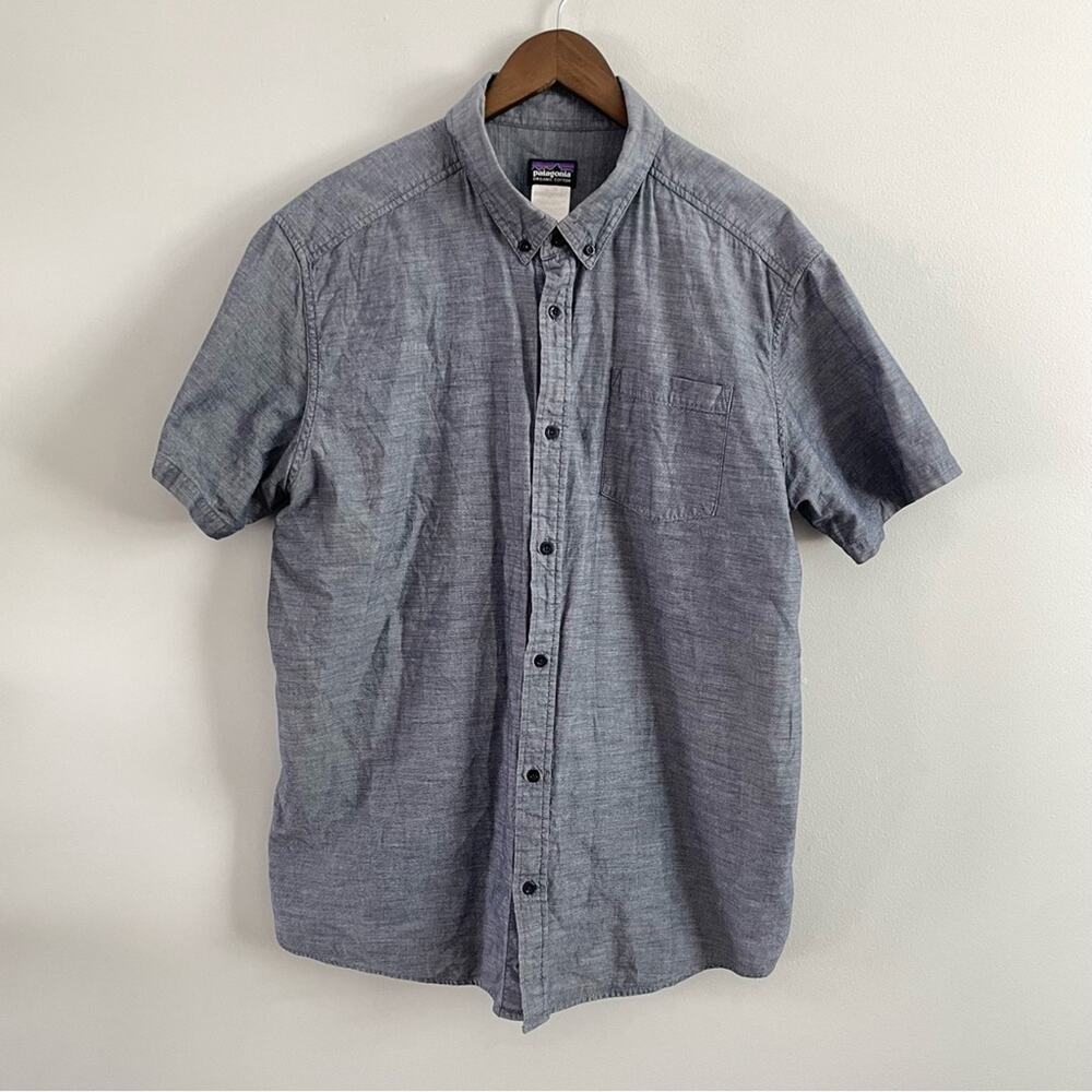 Patagonia | Men’s Lightweight Bluffside Short Sleeve Shirt Classic Navy Blue XL